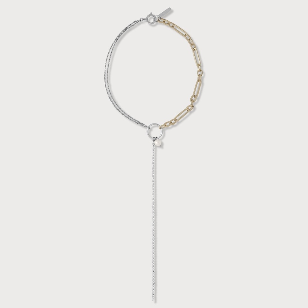 Justine Clenquet Liza Chain Necklace NWT